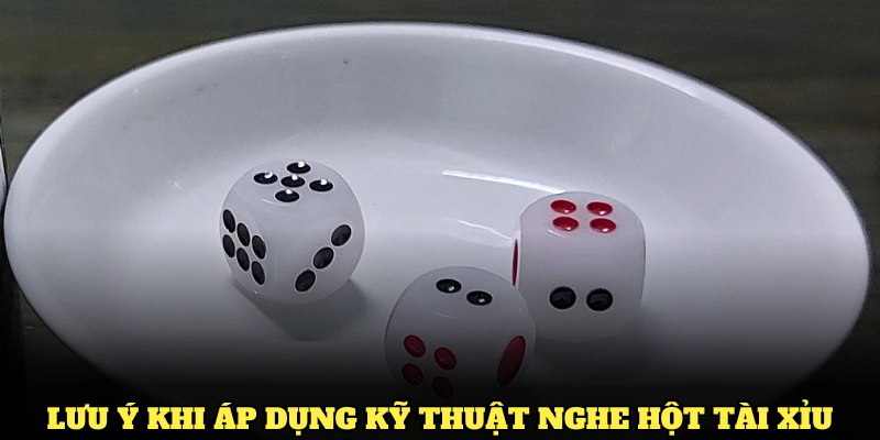 Cách Nghe Hột Tài Xỉu Hiệu Quả Và Các Kỹ Thuật Cần Biết 3 Những lưu ý khi áp dụng kỹ thuật nghe hột tài xỉu